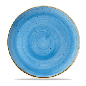 Churchill Stonecast Coupe Plate 11.25″ Cornflower Blue