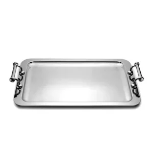 An image of Elia Rectangular Serving Tray Stainless Steel 47 x 32cm18.5 x 12.6