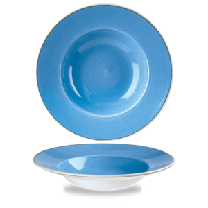 Churchill Stonecast Wide Rim Bowl 11″ Cornflower Blue