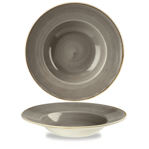 Churchill Stonecast Wide Rim Bowl 11" Peppercorn Grey