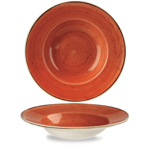 Churchill Stonecast Wide Rim Bowl 11″ Spiced Orange