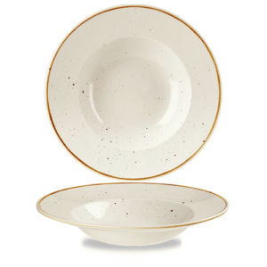 Churchill Stonecast Wide Rim Bowl 11″ Barley White