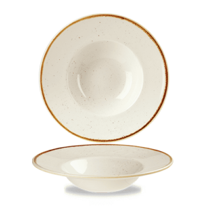 Churchill Stonecast Wide Rim Bowl 9.5″ Barley White