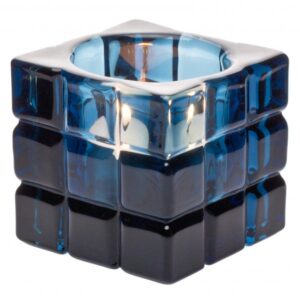 Tealight Holder Square - Blue