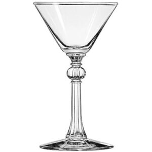 Fluted Stem Double Martini Glasses