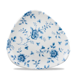 Prague Rose Chintz Triangle Plate 9″