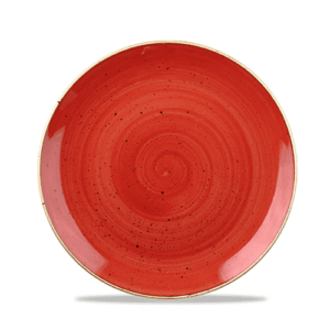 Churchill Stonecast Coupe Bowl 9.75″ Berry Red