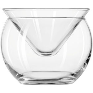 Two Piece Martini Cocktail Glasses