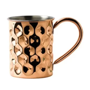 copper dent mug