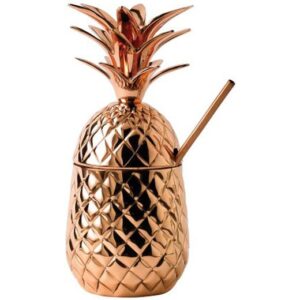 Solid Copper Pineapple with Hollow Stirrer 23oz