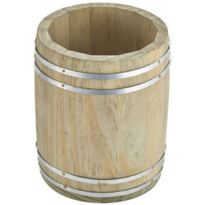 Miniature Wooden Barrel