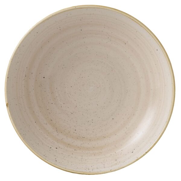 Churchill Stonecast Coupe Bowl 9.75" Nutmeg Cream