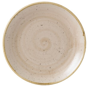 Churchill Super Vitrified Stonecast Coupe Plate Nutmeg Cream 16.5cm/6.50"