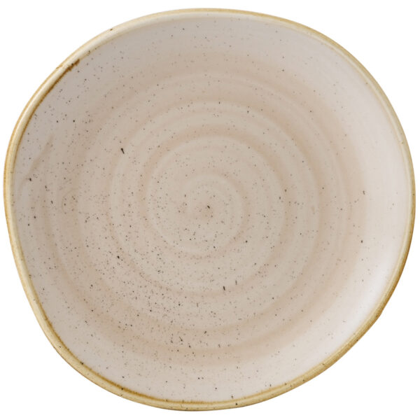 Churchill Stonecast Organic Round Plate 7.25" Nutmeg Cream