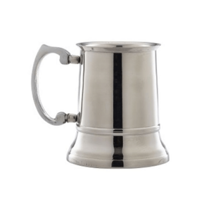 Nevilles Stainless Steel Beer Tankard 450ml/15.75oz