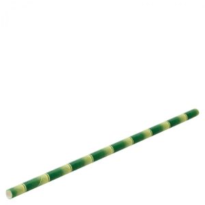 Paper Bamboo Straw 8″