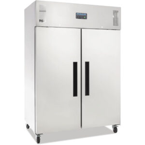 Polar Double Door Fridge Stainless Steel 1200L