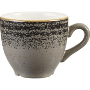 Churchill Homespun Espresso Cup 3.5oz Charcoal Black