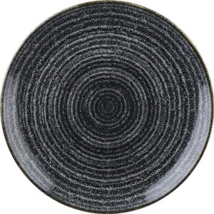 Churchill Homespun Coupe Plate 6.5″ Charcoal Black