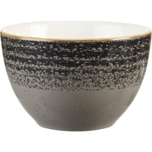 Churchill Homespun Sugar Bowl 8oz Charcoal Black