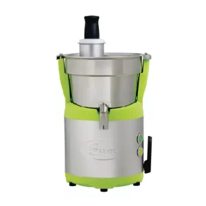 green and silver juicer