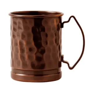 hammered copper mug