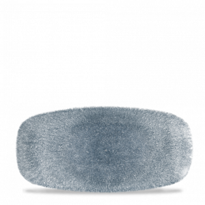 Churchill Super Vitrified Topaz Blue Chef's Oblong Plate 26.6cm/10.50"