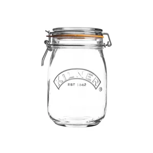 An image of Kilner Clip Top Preserve Jar 1L