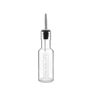 clear glass bitters bottle 125ml