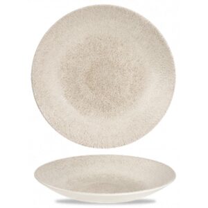 Churchill Raku Deep Coupe Plate 11″ Agate Grey