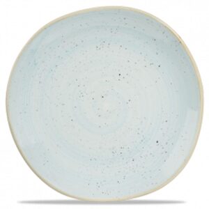 Churchill Super Vitrified Stonecast Organic Round Plate Duck Egg Blue 26.42cm/10.4"