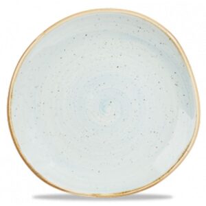 Churchill Super Vitrified Stonecast Organic Round Plate Duck Egg Blue 18.42cm/7.25"