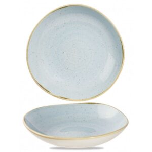 Churchill Stonecast Organic Round Bowl 38oz Duck Egg Blue