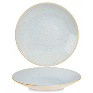 Churchill Stonecast Deep Coupe Plate 10″ Duck Egg Blue