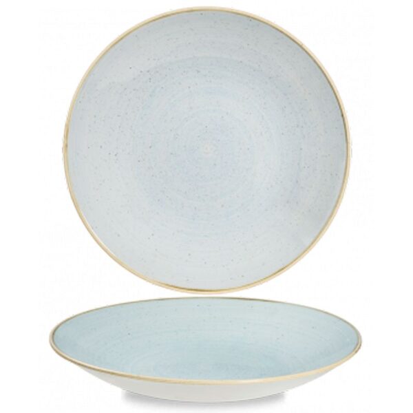 Churchill Stonecast Deep Coupe Plate 11" Duck Egg Blue