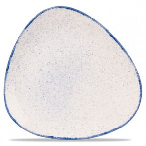 Hints Indigo Blue Triangle Plate 10.5″