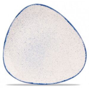 Hints Indigo Blue Triangle Plate 9″