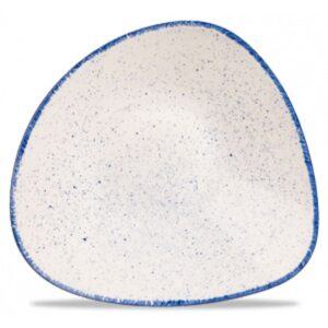 Hints Indigo Blue Triangle Bowl 21oz