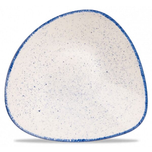 Hints Indigo Blue Triangle Bowl 21oz