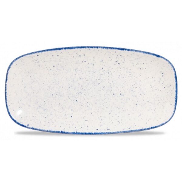 Hints Indigo Blue Oblong Platter 11.75"