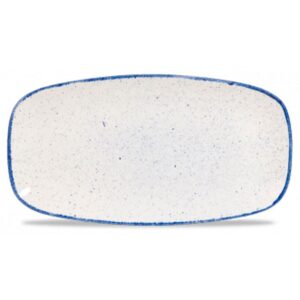 Hints Indigo Blue Oblong Platter 14″