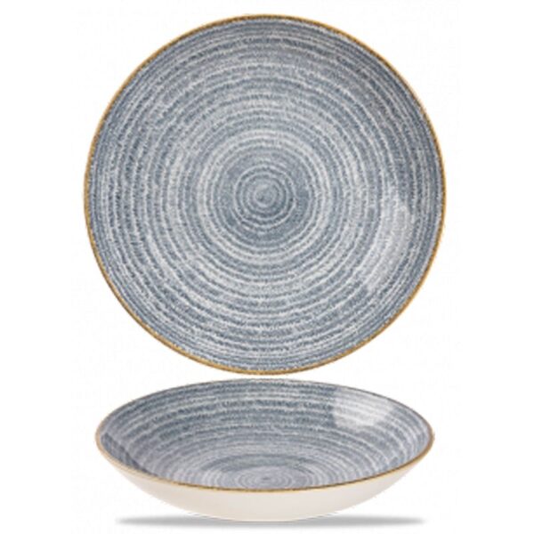 Churchill Homespun Coupe Bowl 15oz Slate Blue