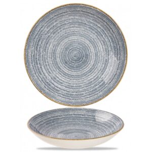 Churchill Homespun Coupe Bowl 40oz Slate Blue