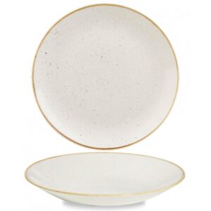 Churchill Super Vitrified Stonecast Deep Coupe Plate Barley White 28cm/11"