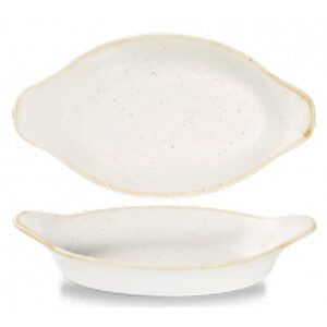 Churchill Stonecast Small Oval Eared Dish