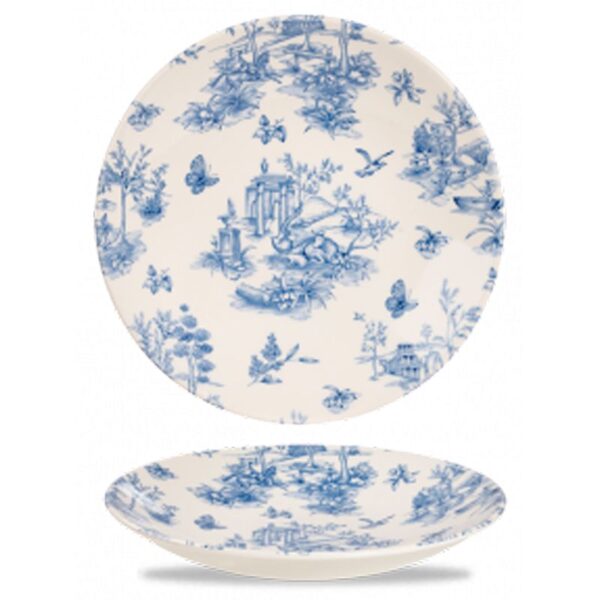 Prague Toile Deep Coupe Plate 10"