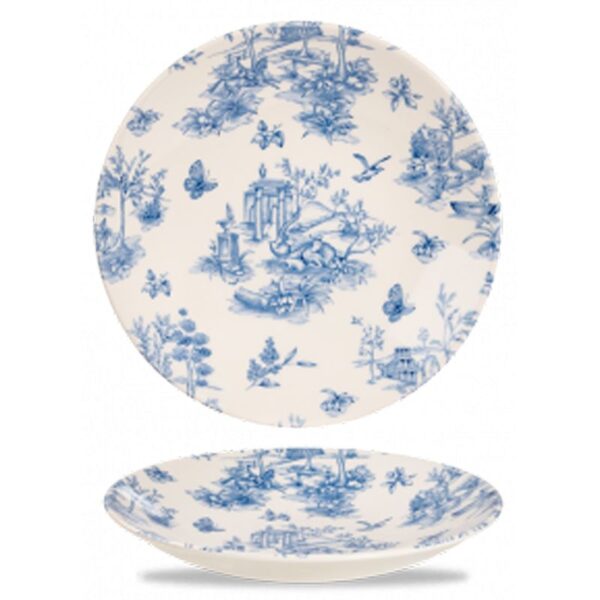 Prague Toile Deep Coupe Plate 8.8"