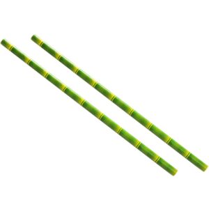 Bamboo Paper Straws 8″