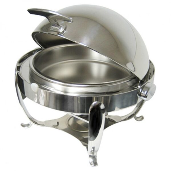 Round Roll Top Chafer & Stainless Steel Insert