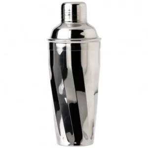 Swirl Cocktail Shaker Stainless Steel.